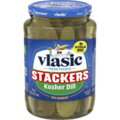 Vlasic Stackers Kosher Dill Pickles, 24 Oz as low as $1.96 Shipped Free...