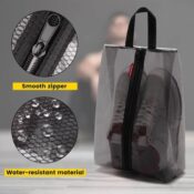 Water Resistant Travel Shoe Bag, 3-Pack $8.39 After Code (Reg. $13.99)...
