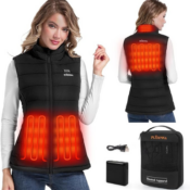 Embrace the warmth and convenience of this Women's Heated Vest for just...