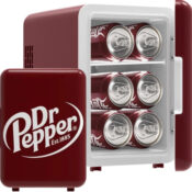 Dr. Pepper Portable 6-Can Mini Fridge $22.36 (Reg. $30) - Pepsi & Mountain...