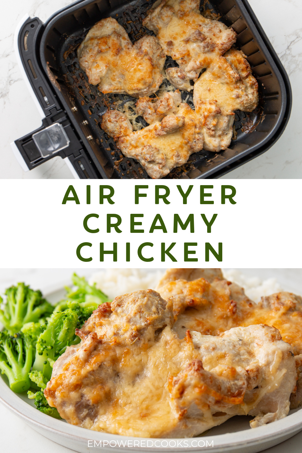 air fryer creamy chicken