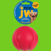 iSqueak Bouncin' Baseball Dog Toy, Large as low as $2.25 After Coupon (Reg....