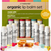 ArtNaturals 6-Pack Organic Beeswax Lip Balm Gift Set as low as $5.74 After...