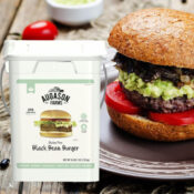 Augason Farms Gluten-Free Black Bean Burger, 4-Gallon Pail $45.30 Shipped...