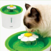 Cat Drinking Water Fountain with Triple Action Filter, 3L $16.54 (Reg....