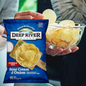 Deep River Snacks 12-Pack Kettle Cooked Potato Chips, Sour Cream &...
