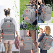 Experience ultimate convenience and style with this Diaper Backpack for...