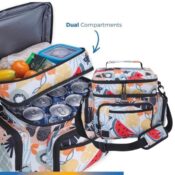KOOZIE Dual Compartment Cooler Lunch Bag $14.99 After Code (Reg. $39.95)...