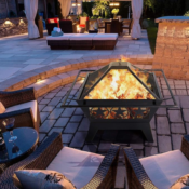 Add warmth and ambiance to your gatherings with this Yaheetech Fire Pit...