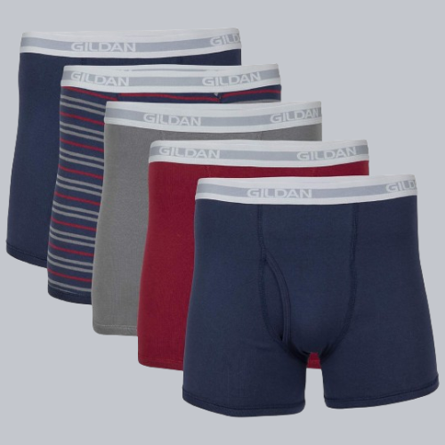 Gildan 5-Pack Men's Underwear Boxer Briefs $11.90 (Reg. $20