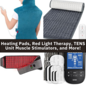 Heating Pads, Red Light Therapy, TENS Unit Muscle Stimulators, and More...
