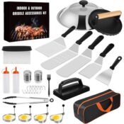 Indoor and Outdoor 26-Piece Griddle Accessories Kit $23.99 After Code (Reg....