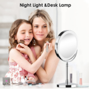 Lighted Makeup Mirror, 8-Inch $30.78 (Reg. $49.99) - FAB Ratings! 3K+ 4/5...