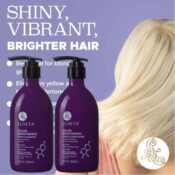 Luseta Color Brightening Purple Shampoo & Conditioner 2-Pack Set as...