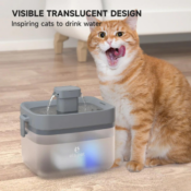 Keep your furry friends hydrated and healthy with Mini Automatic Cat Water...
