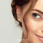 Add a touch of glamour to any occasion with this Moissanite Stud Earrings...