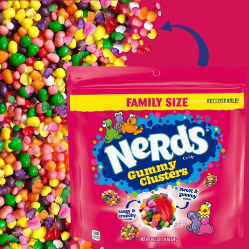 Nerds Gummy Clusters Candy 18.5-Oz Family Size Bag as low as $4.19
