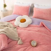 Reversible Boho Comforter 3-Piece Set King Size, Pink $32.99 After Code...