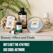 The Body Shop President's Day Sale Buy 3, Get the 4th Free with code GETMORE