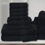Ultra Soft Highly Absorbent 8-Piece Towel Set $20.99 (Reg. $49.99) - Various...