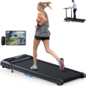 Incorporate fitness into your daily routine with this Walking Pad Treadmill...