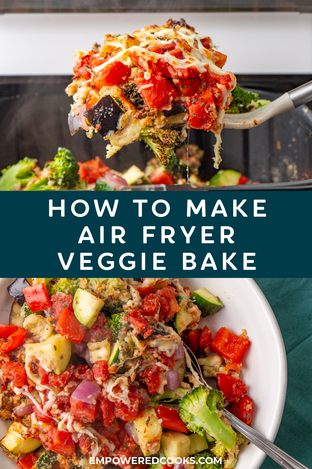 How to make air fryer veggie bake
