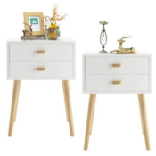 Enhance your furniture collection with this Bedroom Bedside Table with...