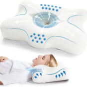 Cervical Memory Foam Pillow, Queen Size $14.50 After Code + Coupon (Reg....