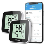 Know your environment with Govee Temperature Humidity Monitor 2-Pack...