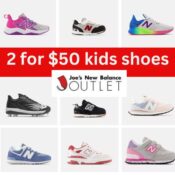 Joe’s New Balance Outlet: New Arrivals! Buy 2 Kid's Shoes for $50