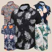 Save 50% on Men’s Hawaiian Shirts $9.99 After Code (Reg. $20) - Lots...