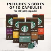 Starbucks by Nespresso 50-Count Variety Pack Coffee as low as $24.99 After...