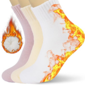 Wrap your feet in warmth and comfort of this Thermal Socks for Women for...