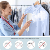 Ensure that you can smooth out creases and refresh your garments in no...