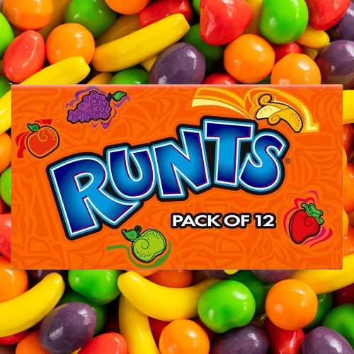 Wonka Runts Hard, Chewy, & Fruity Candy Boxes, 12-Pack as low as $8.41 ...