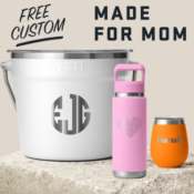 YETI Drinkware with Free Text and Customs - Great for Mother's Day