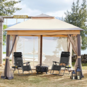 Elevate your outdoor living space with Yaheetech 2 Zero Gravity Outdoor...