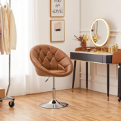 Add a touch of retro glamour to your makeup room or living space with Yaheetech...