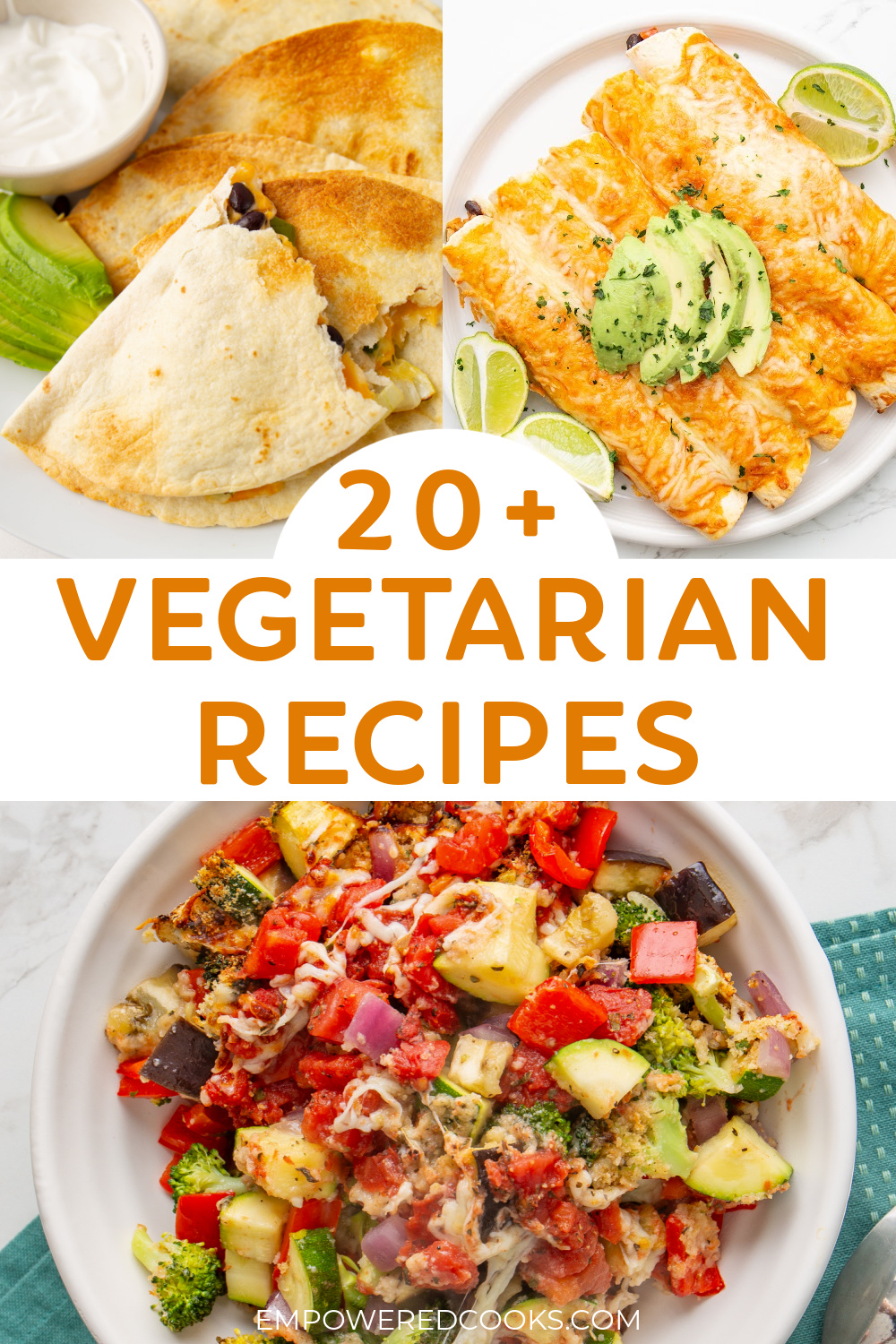 20+ vegetarian recipes