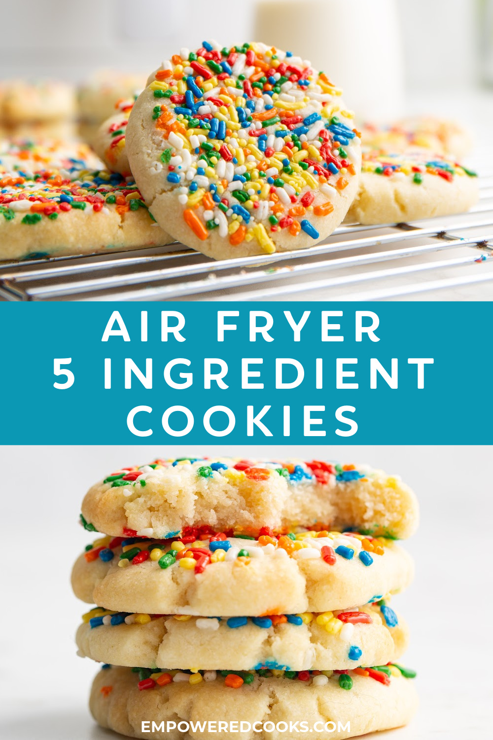 5 ingredient cookies in the air fryer