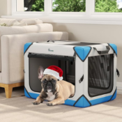 Take your dog on trips in comfort and safety with a 4-Door Collapsible...