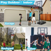 Experience endless hours of basketball fun with  this Basketball Hoop Stand,...