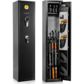 Keep your firearms stored safely and securely with this 5 Long Gun Safe Rifles Safe...