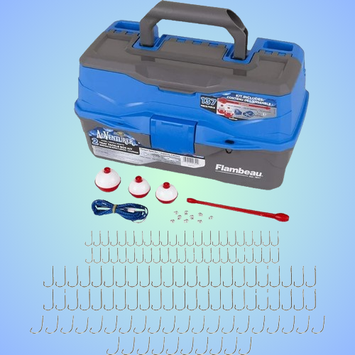 Adventurer Classic Two-Tray 137-Piece Tackle Box Fishing Kit $8.93 (Reg.  $24.51) - Fabulessly Frugal