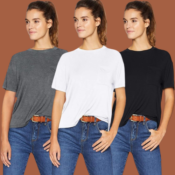 Amazon Essentials Women’s Relaxed-Fit Pocket Tee $6.70 (Reg. $17) - Various...