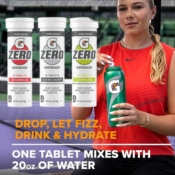 Gatorade 40-Count Zero Tablets, Variety Pack as low as $12.47 After Coupon...