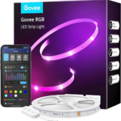Transform your space with Govee Smart WiFi LED Strip Lights, 50ft for just...
