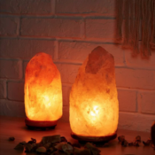 Himalayan Natural Salt Lamps, 2 Pack $14.99 After Code (Reg. $40) + Free...