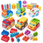 Kid Connection Deluxe Block Vehicles 98-Piece Play Set $20.11 (Reg. $39.97)