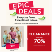 Kohl's Epic Deals: Up to 70% Off + Everyday Favs Under $10